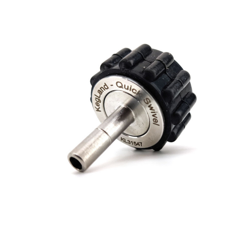 KegLand Quick Swivel Connector | 1/2" x 1/4" Straight Barb | 6.35 mm Duotight Compatible