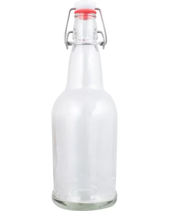 Pop Cultures Clear Swing Top 16oz Bottle
