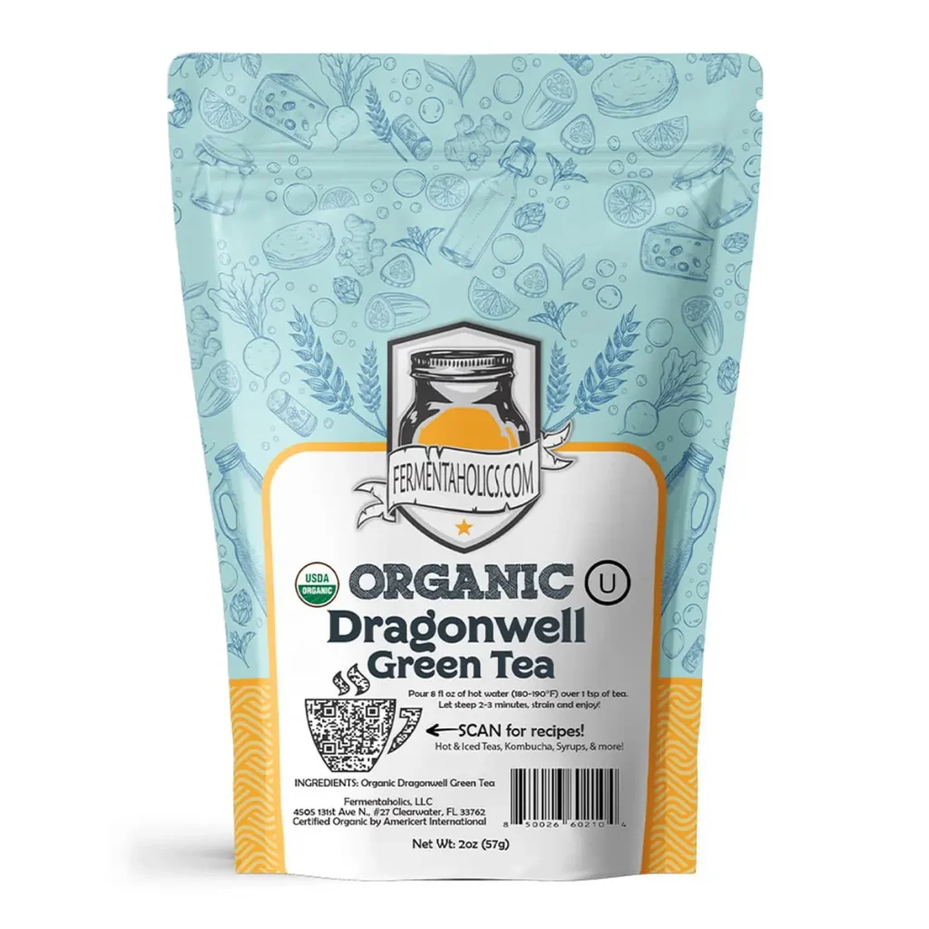Fermentaholics Organic Loose Leaf Dragonwell Green Tea