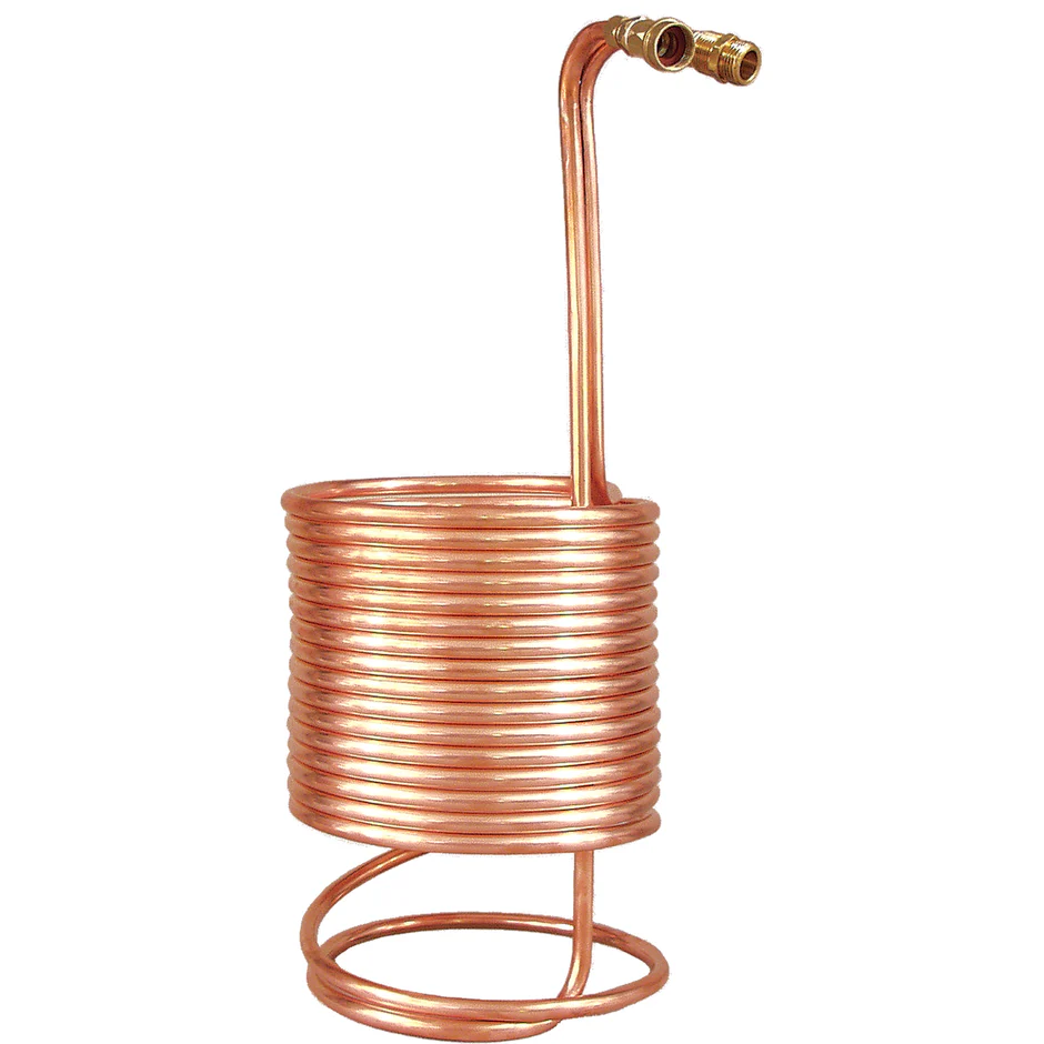 50ft x 1/2 inch copper immersion wort chiller